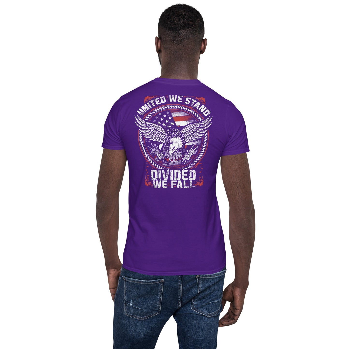 United We Stand T-Shirt | Armed Forces T-Shirt - Purple - T-Shirts Online