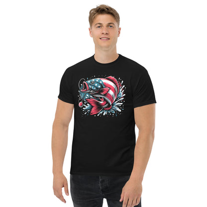 USA Fishing | Fishing T-Shirt - S - T-Shirts Online