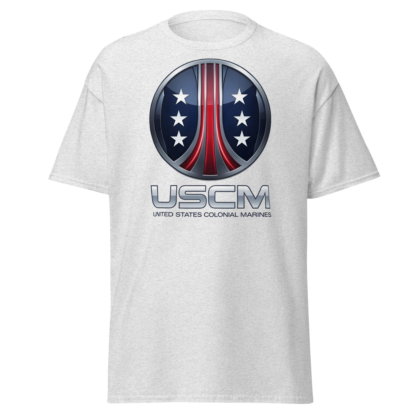 USCM T-Shirt - United States Colonial Marines Fan Apparel - Ash - T-Shirts Online