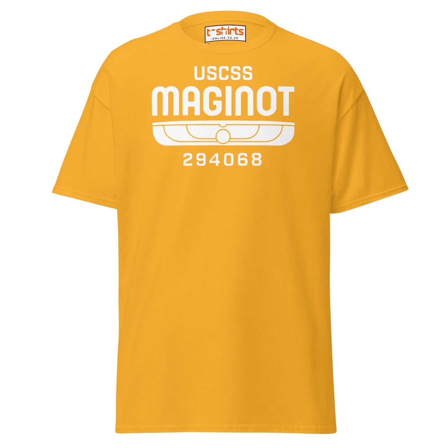USCSS Maginot T-Shirt - Gold - T-Shirts Online