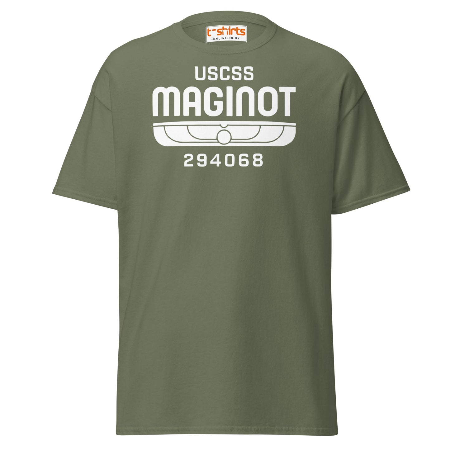 USCSS Maginot T-Shirt - Military Green - T-Shirts Online
