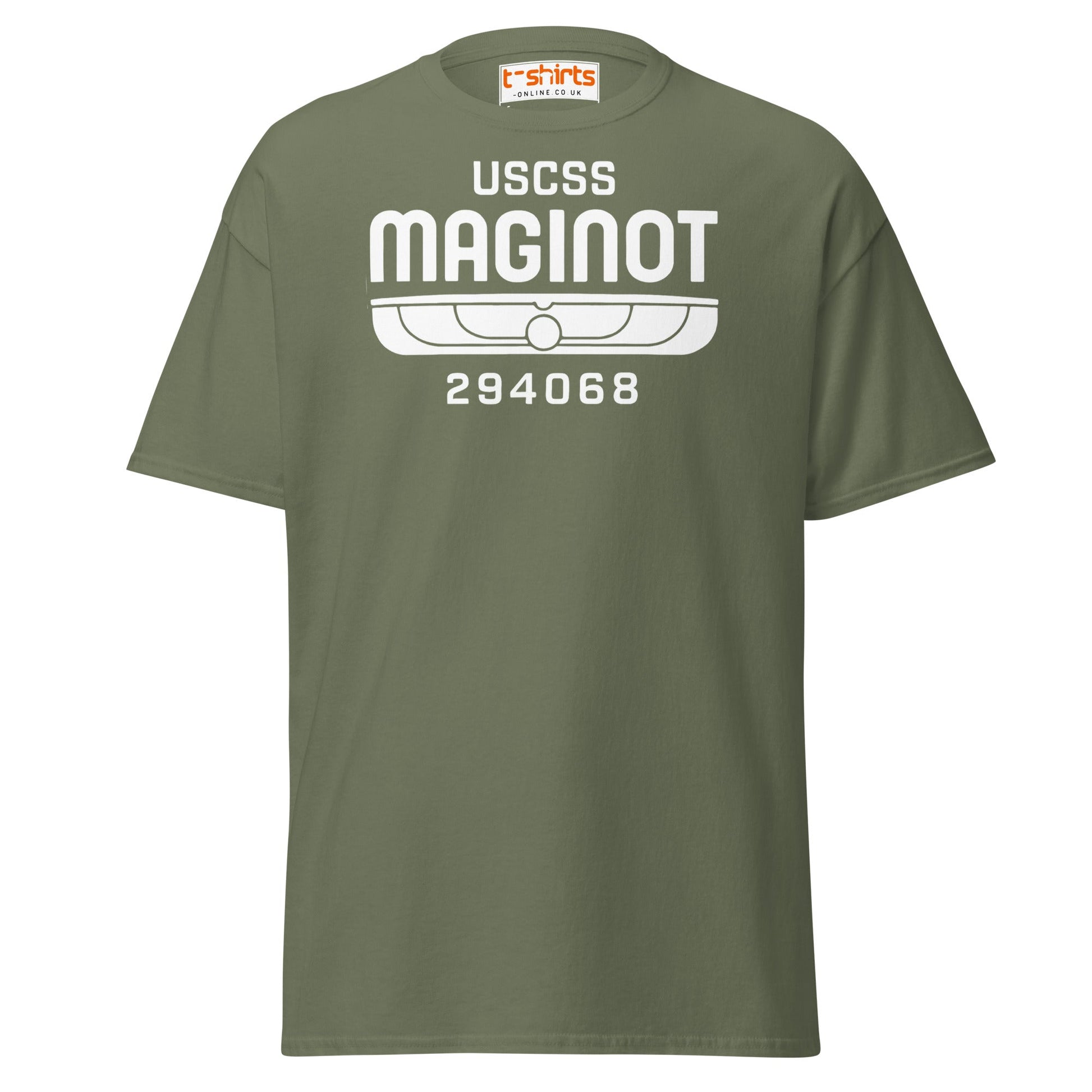 USCSS Maginot T-Shirt - Military Green - T-Shirts Online