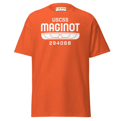 USCSS Maginot T-Shirt - Orange - T-Shirts Online