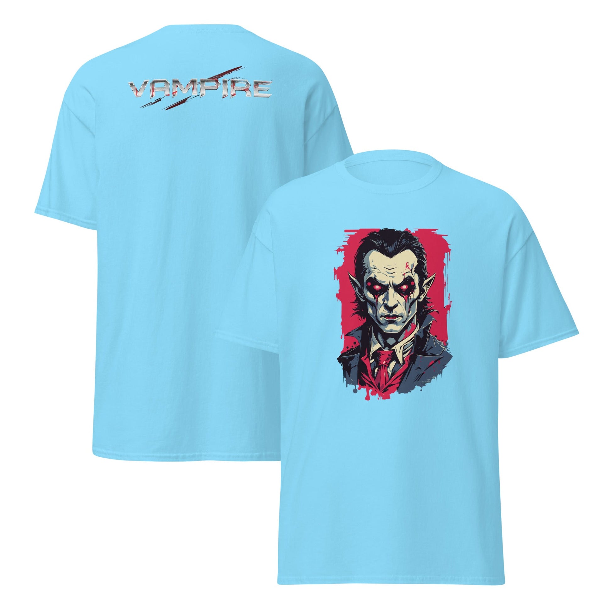 Vampire | Horror T-Shirt - Sky - T-Shirts Online