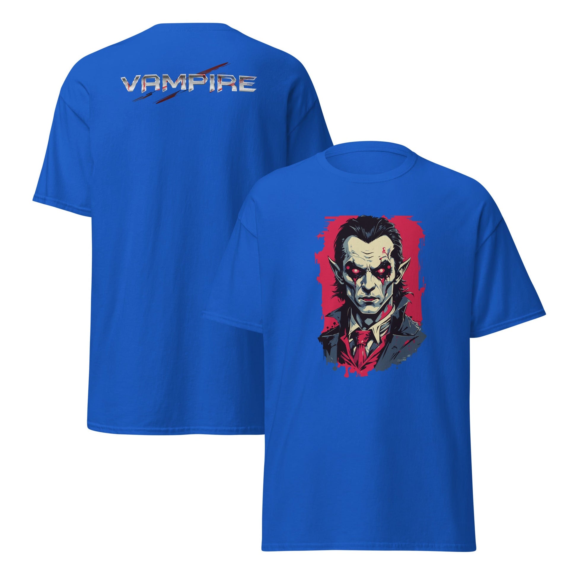 Vampire | Horror T-Shirt - Royal - T-Shirts Online