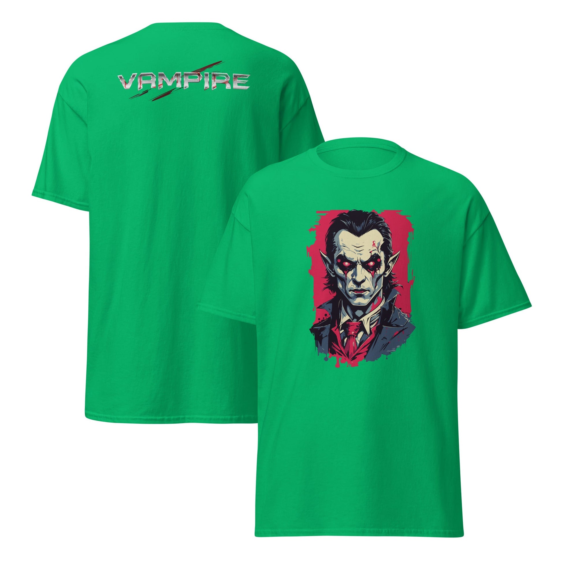 Vampire | Horror T-Shirt - Irish Green - T-Shirts Online