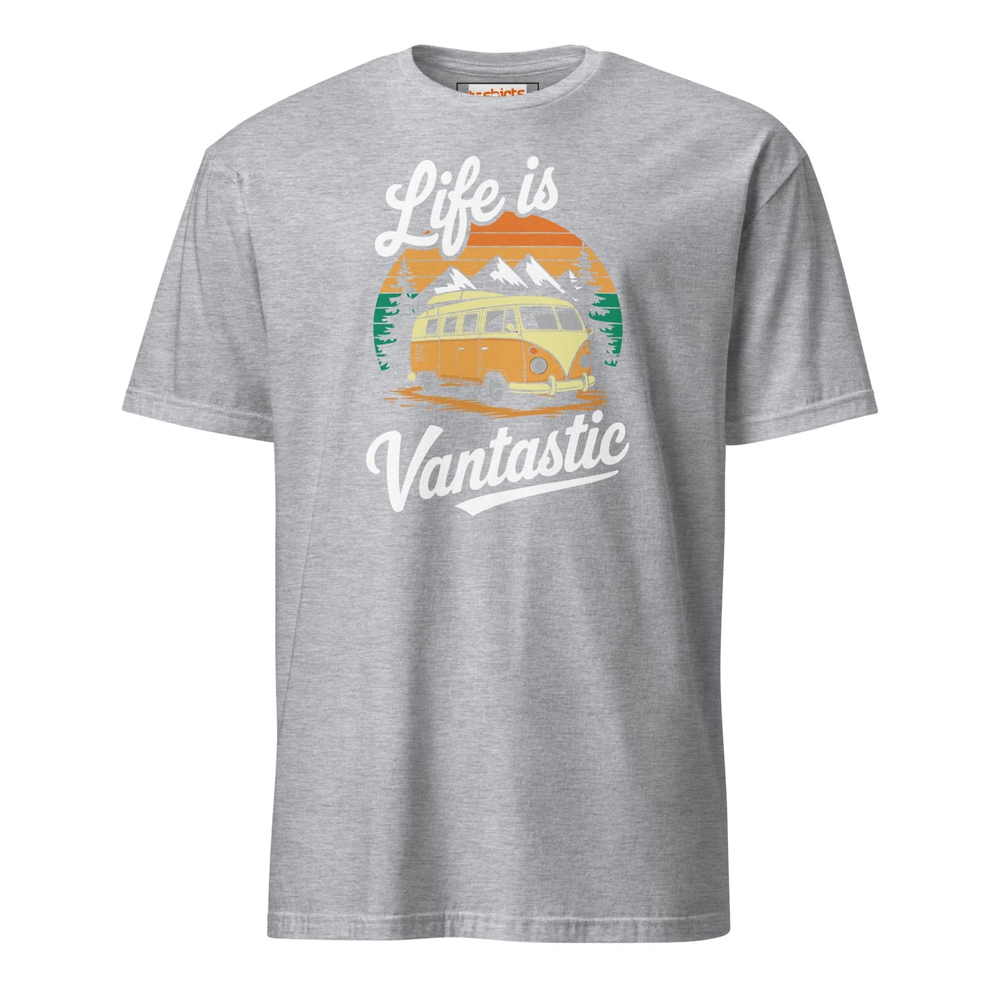 Vantastic T-Shirt | Unisex Softstyle Camping T-Shirt - Sport Grey - T-Shirts Online