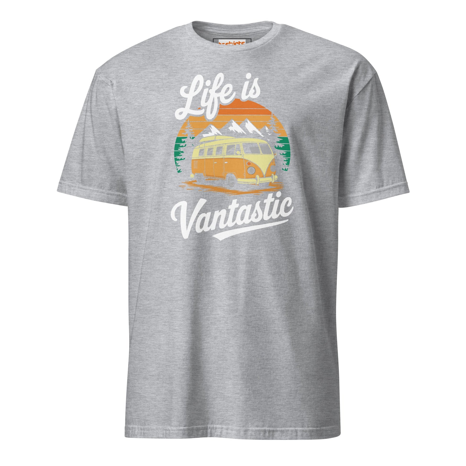 Vantastic T-Shirt | Unisex Softstyle Camping T-Shirt - Sport Grey - T-Shirts Online