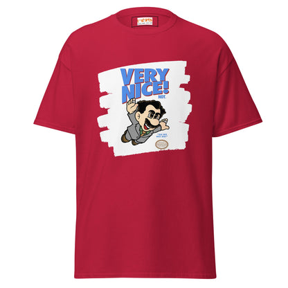Very Nice | Borat Gaming Movie T-Shirt - Cardinal - T-Shirts Online