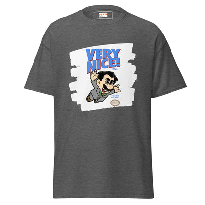 Very Nice | Borat Gaming Movie T-Shirt - Dark Heather - T-Shirts Online