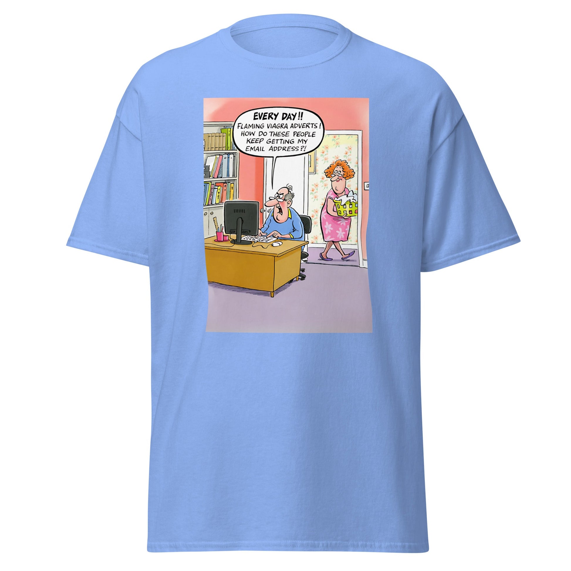 Viagra Spam | Meme T-Shirt - Carolina Blue - T-Shirts Online