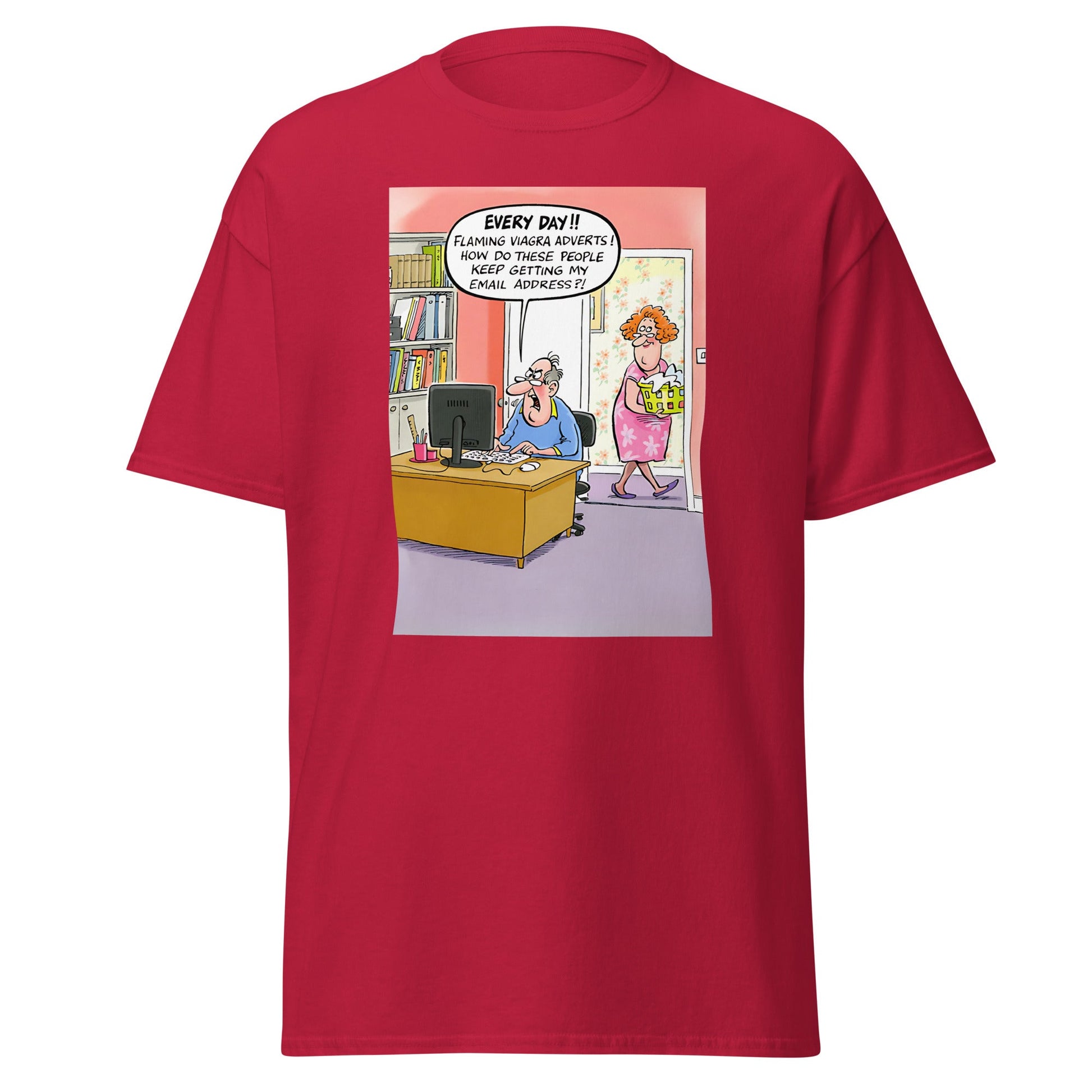Viagra Spam | Meme T-Shirt - Cardinal - T-Shirts Online