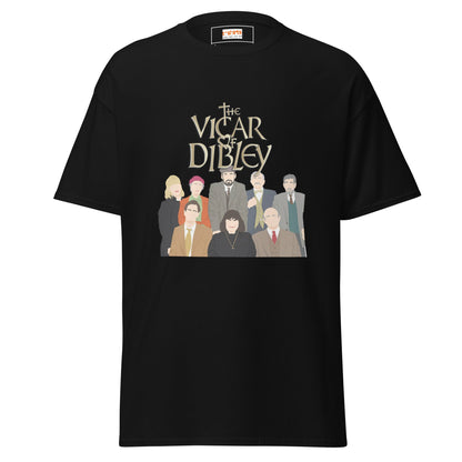 Vicar of Dibley | TV Comedy T-Shirt - Black - T-Shirts Online