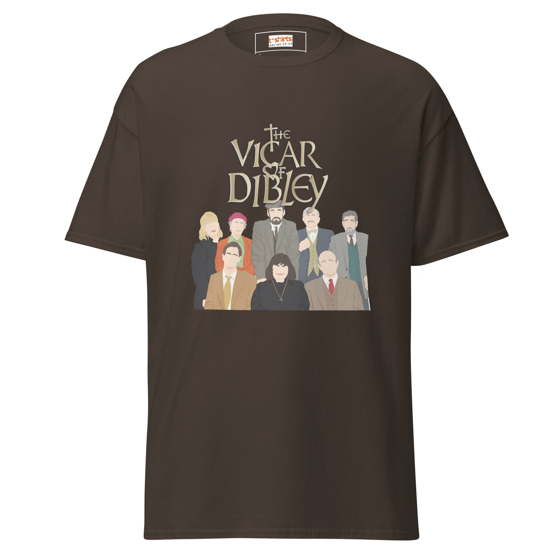 Vicar of Dibley | TV Comedy T-Shirt - Dark Chocolate - T-Shirts Online