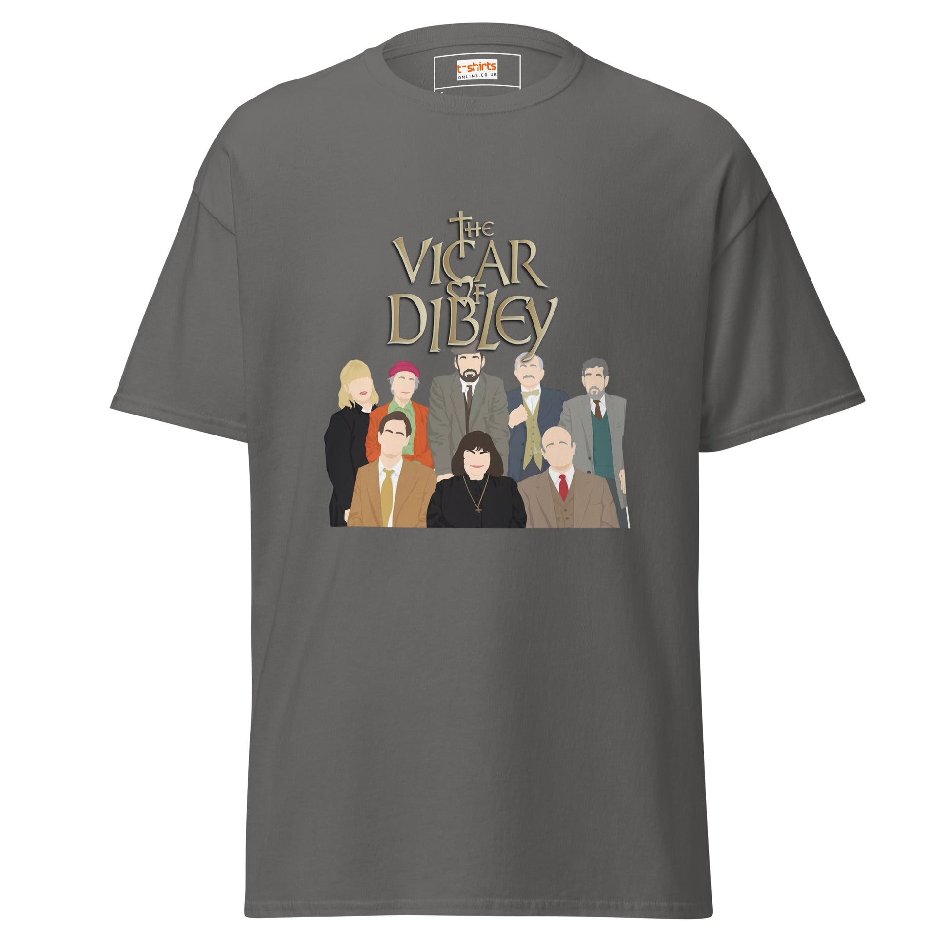 Vicar of Dibley | TV Comedy T-Shirt - Charcoal - T-Shirts Online