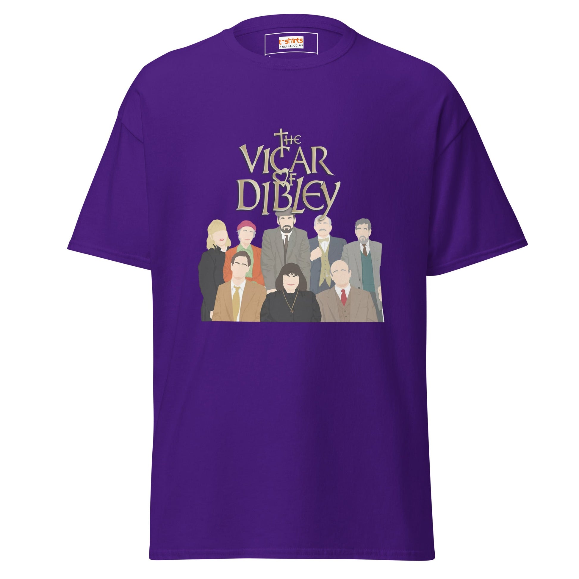 Vicar of Dibley | TV Comedy T-Shirt - Purple - T-Shirts Online
