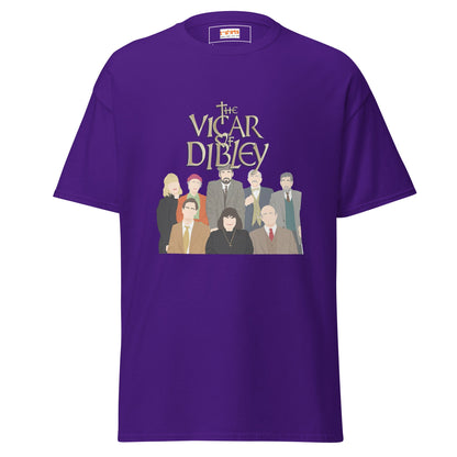 Vicar of Dibley | TV Comedy T-Shirt - Purple - T-Shirts Online