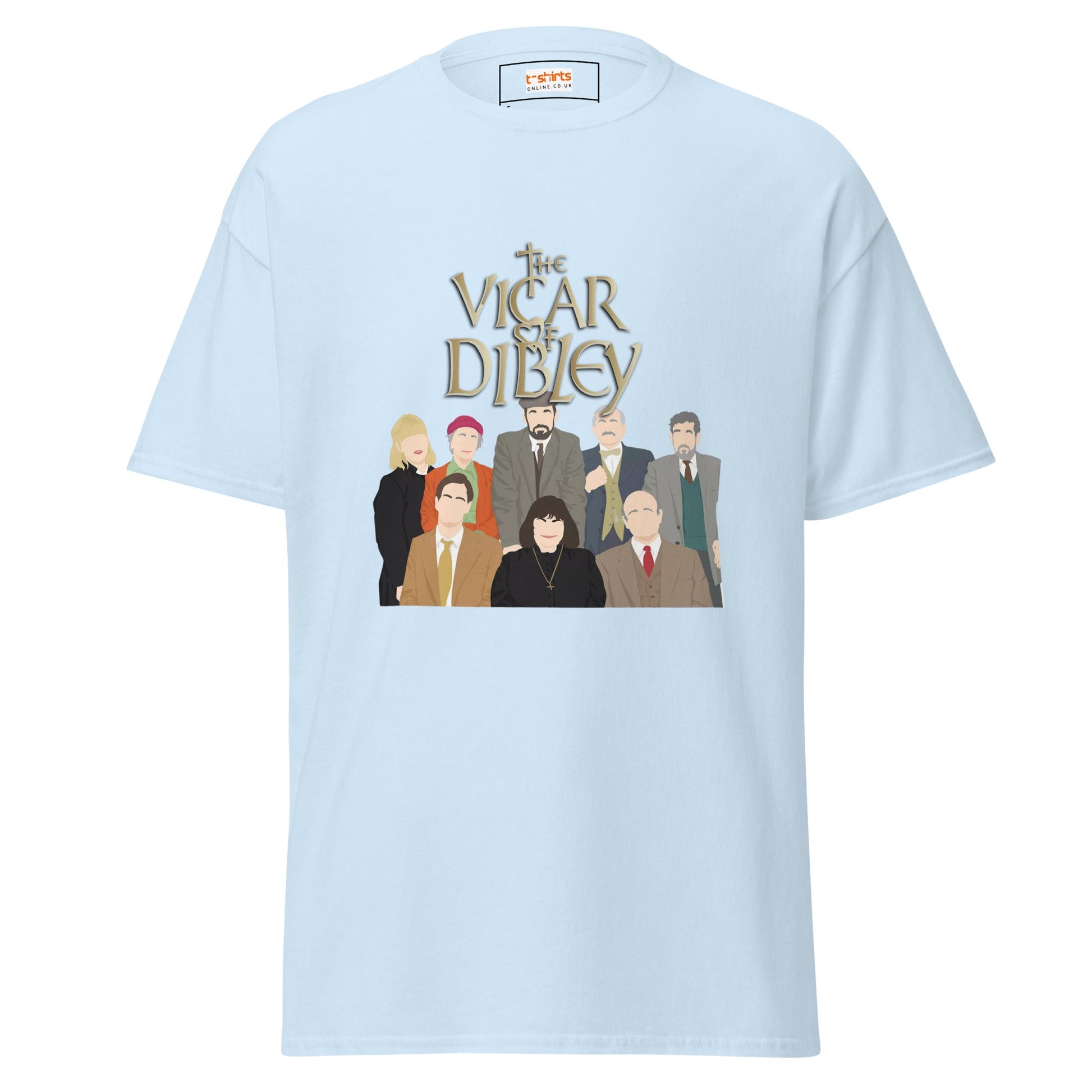 Vicar of Dibley | TV Comedy T-Shirt - Light Blue - T-Shirts Online
