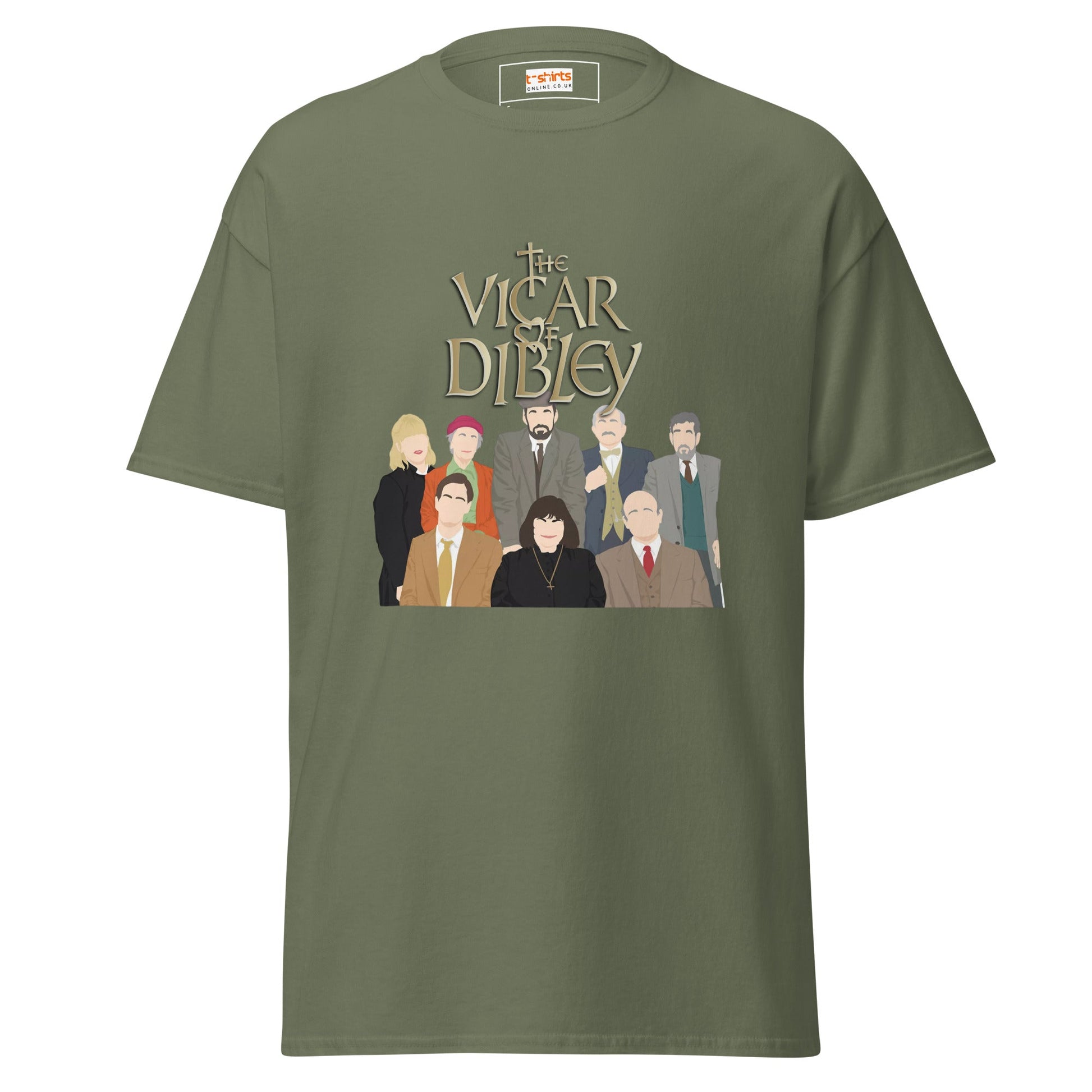 Vicar of Dibley | TV Comedy T-Shirt - Military Green - T-Shirts Online