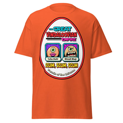Vindaloovian Empire T-Shirt – Funny Curry Scum Meme Tee - Orange - T-Shirts Online