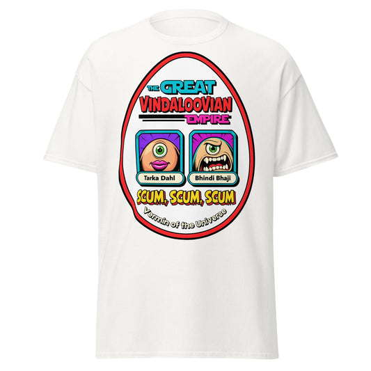 Vindaloovian Empire T-Shirt – Funny Curry Scum Meme Tee - White - T-Shirts Online