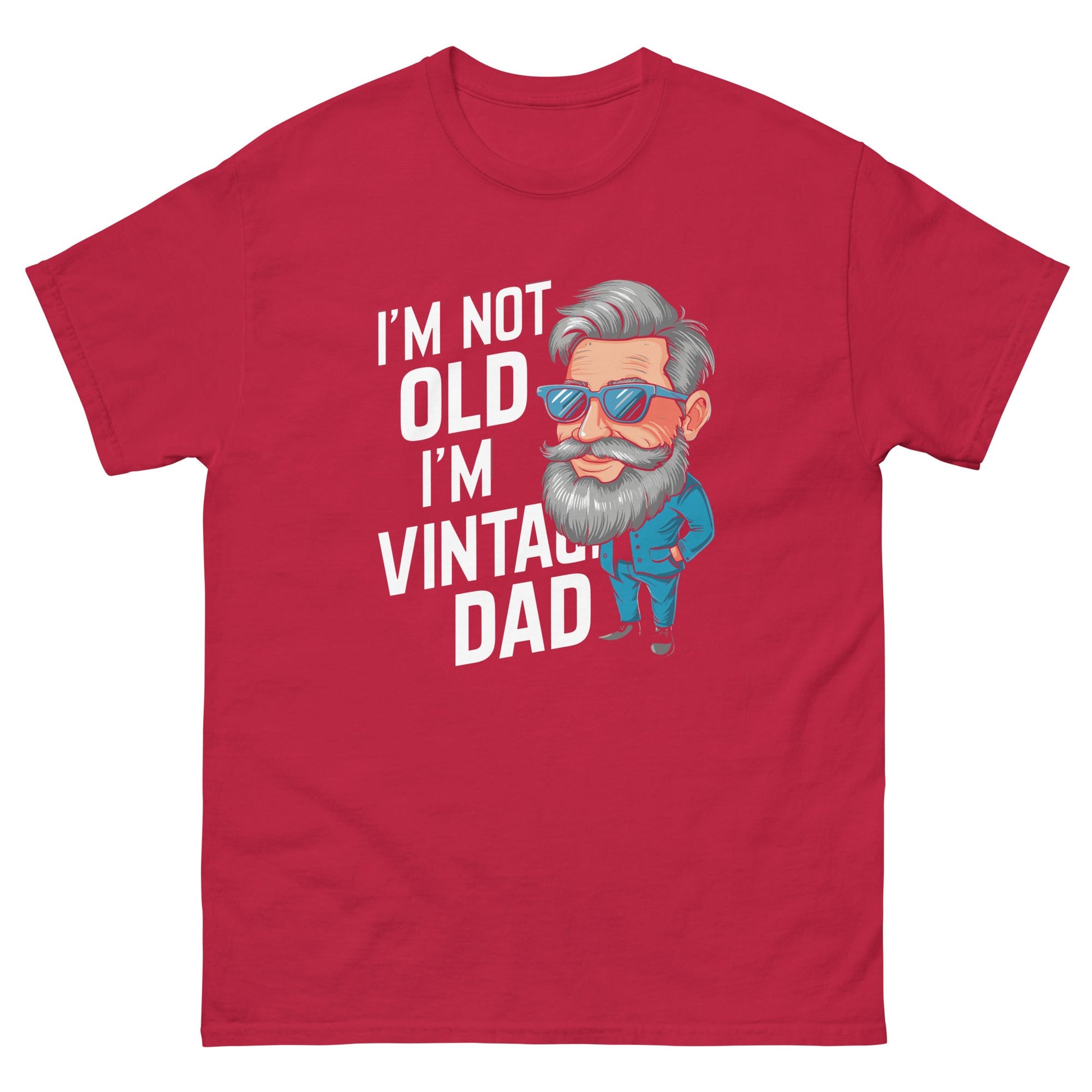 Vintage Dad | Father's Day T-Shirt - Cardinal - T-Shirts Online
