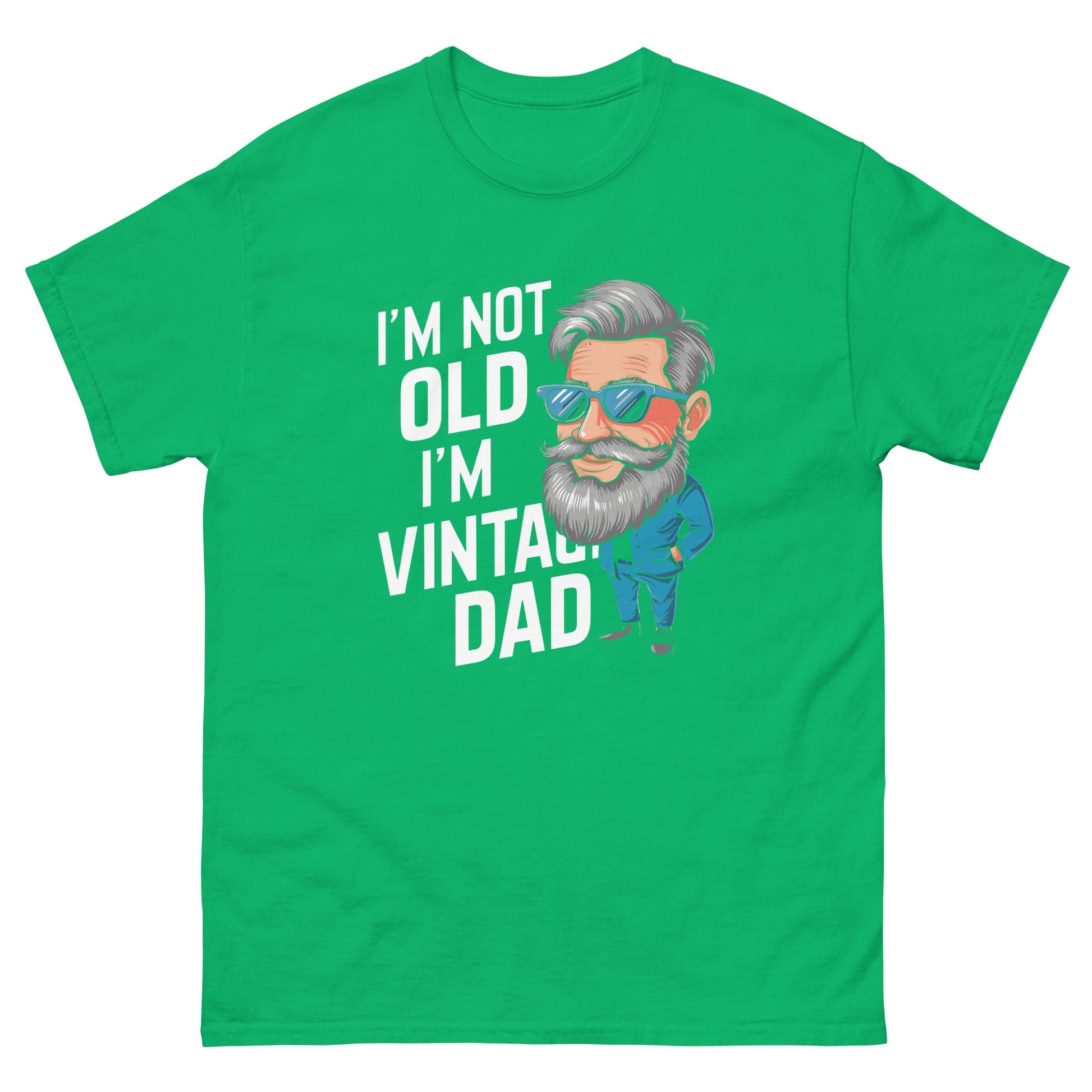 Vintage Dad | Father's Day T-Shirt - Irish Green - T-Shirts Online
