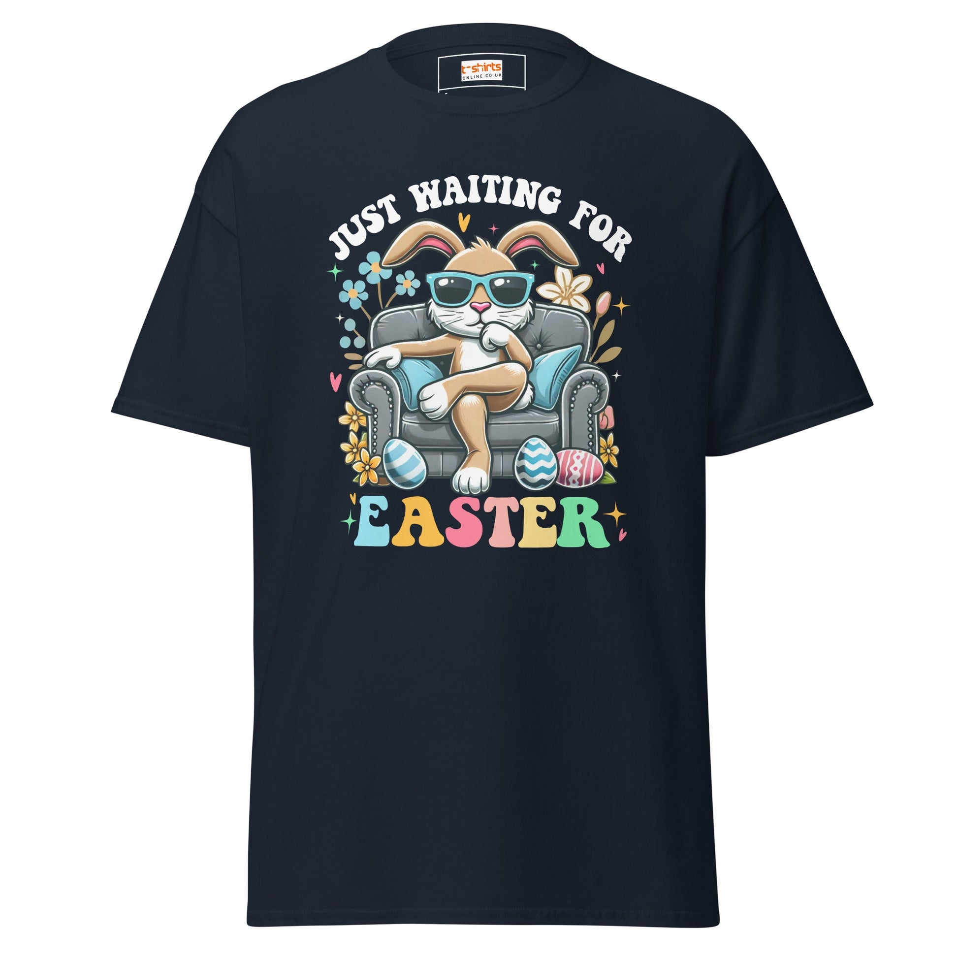 Waiting for Easter | Easter T-Shirt - Navy - T-Shirts Online