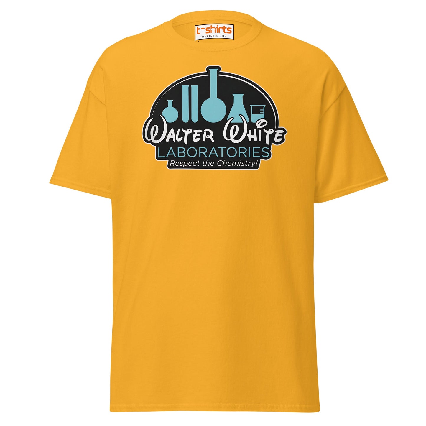 Walter White Laboratories T-Shirt | Breaking Bad Tee - Gold - T-Shirts Online
