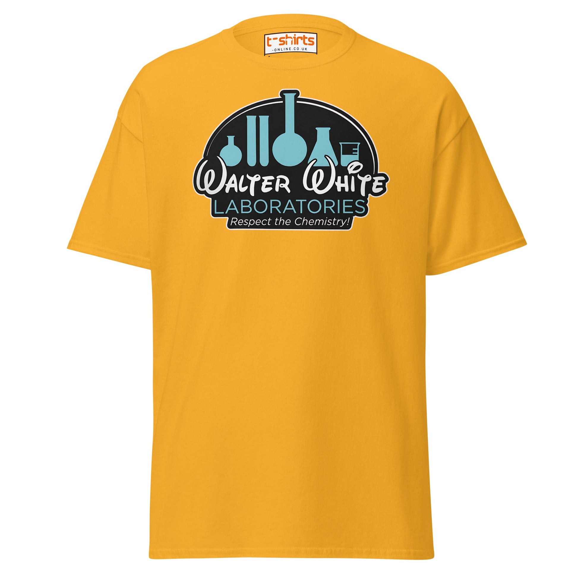 Walter White Laboratories T-Shirt | Breaking Bad Tee - Gold - T-Shirts Online