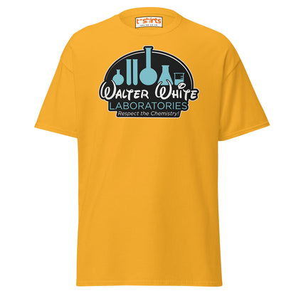 Walter White Laboratories T-Shirt | Breaking Bad Tee - Gold - T-Shirts Online