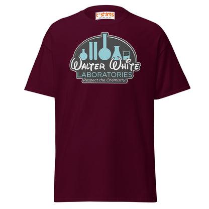 Walter White Laboratories T-Shirt | Breaking Bad Tee - Maroon - T-Shirts Online