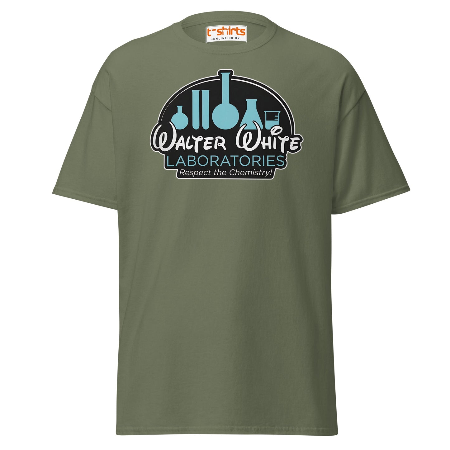 Walter White Laboratories T-Shirt | Breaking Bad Tee - Military Green - T-Shirts Online