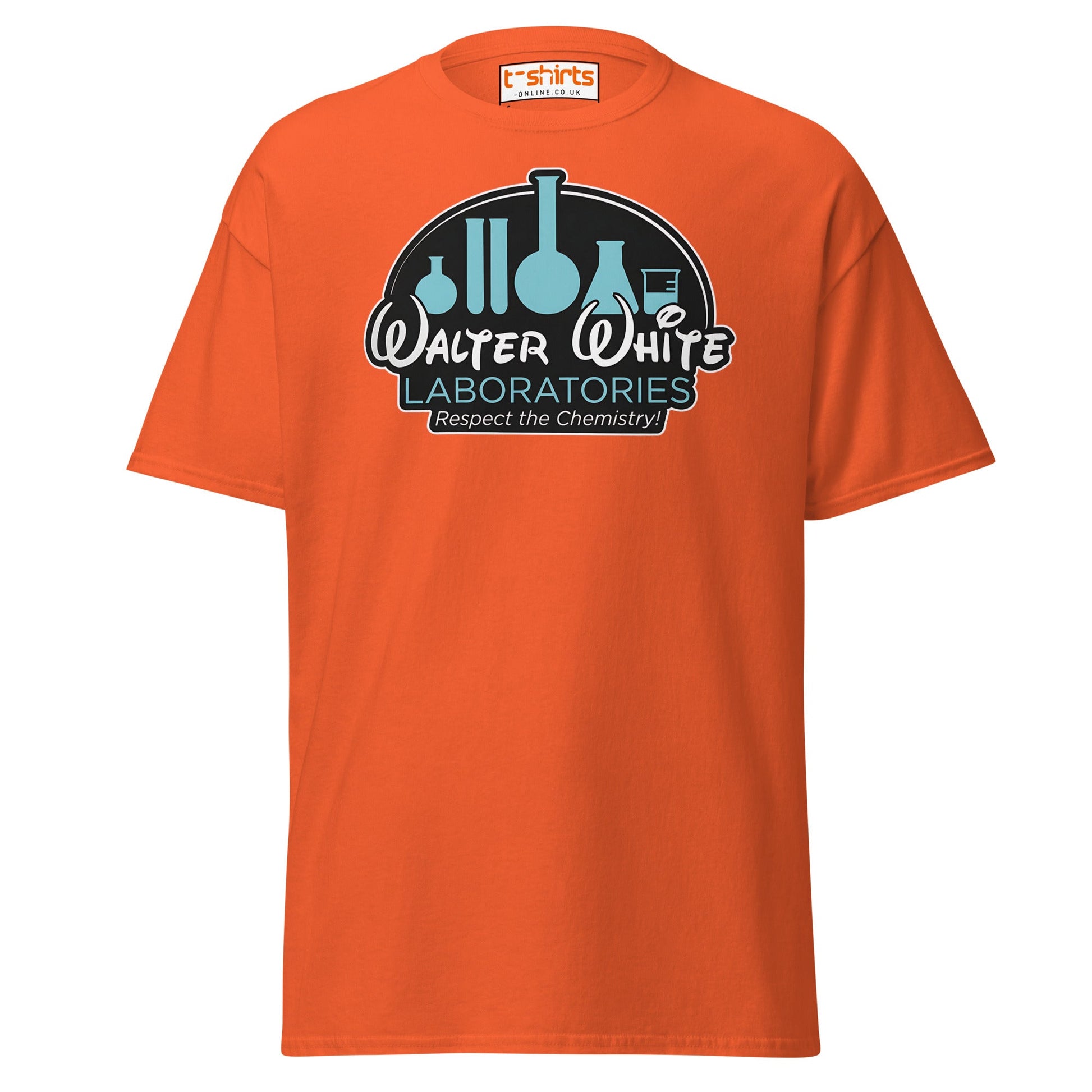 Walter White Laboratories T-Shirt | Breaking Bad Tee - Orange - T-Shirts Online