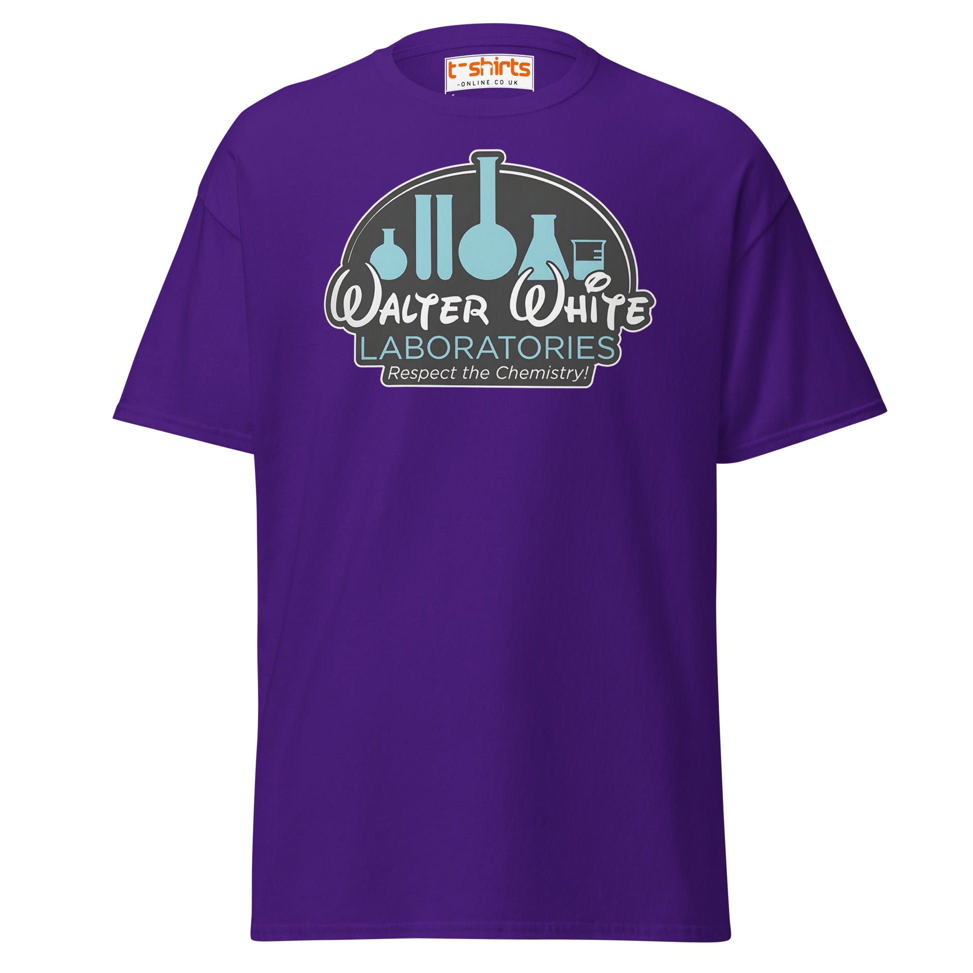 Walter White Laboratories T-Shirt | Breaking Bad Tee - Purple - T-Shirts Online