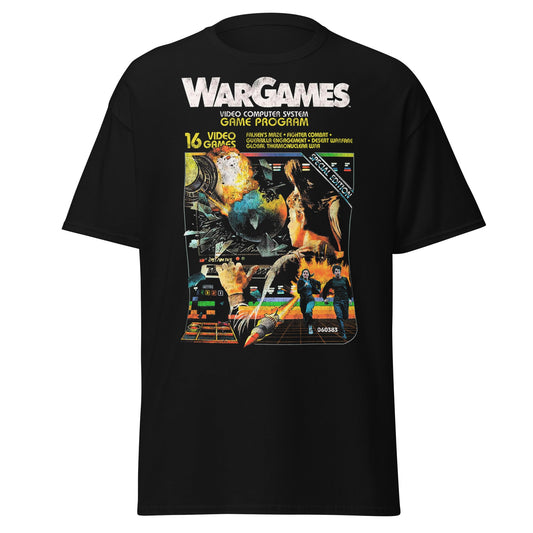 Wargames Movie Poster Video Game Program T-Shirt - Black - T-Shirts Online