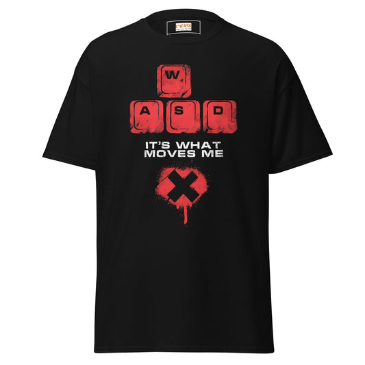 WASD Keys | PC Gamer T-Shirt - Black - T-Shirts Online