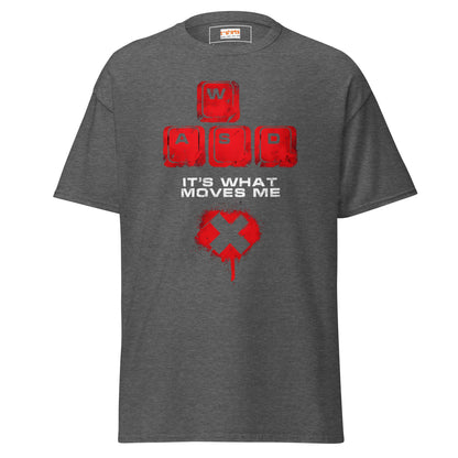 WASD Keys | PC Gamer T-Shirt - Dark Heather - T-Shirts Online