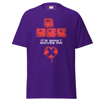 WASD Keys | PC Gamer T-Shirt - Purple - T-Shirts Online