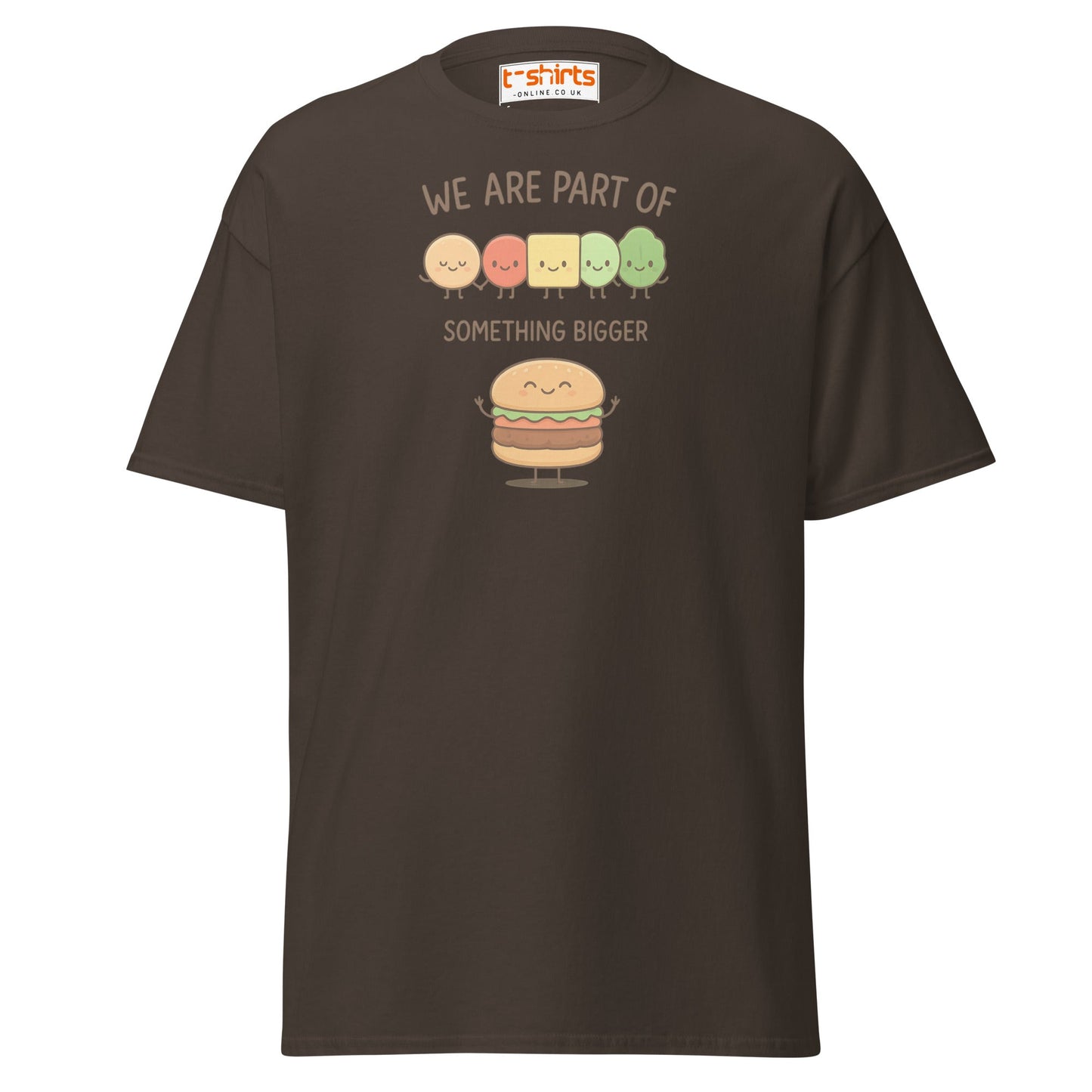 We Are Part of Something Bigger T-Shirt - Dark Chocolate - T-Shirts Online