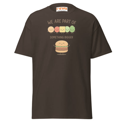 We Are Part of Something Bigger T-Shirt - Dark Chocolate - T-Shirts Online