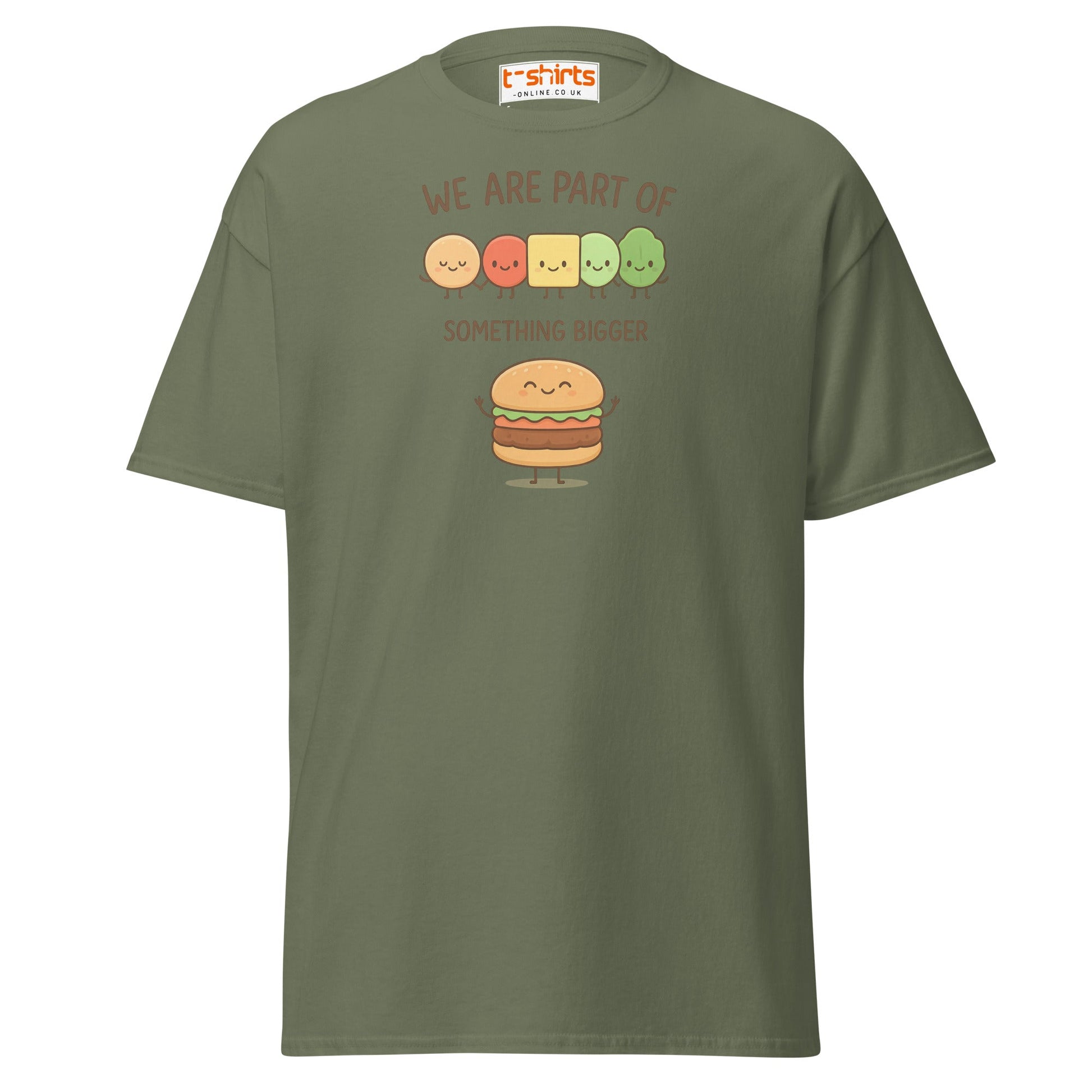 We Are Part of Something Bigger T-Shirt - Military Green - T-Shirts Online