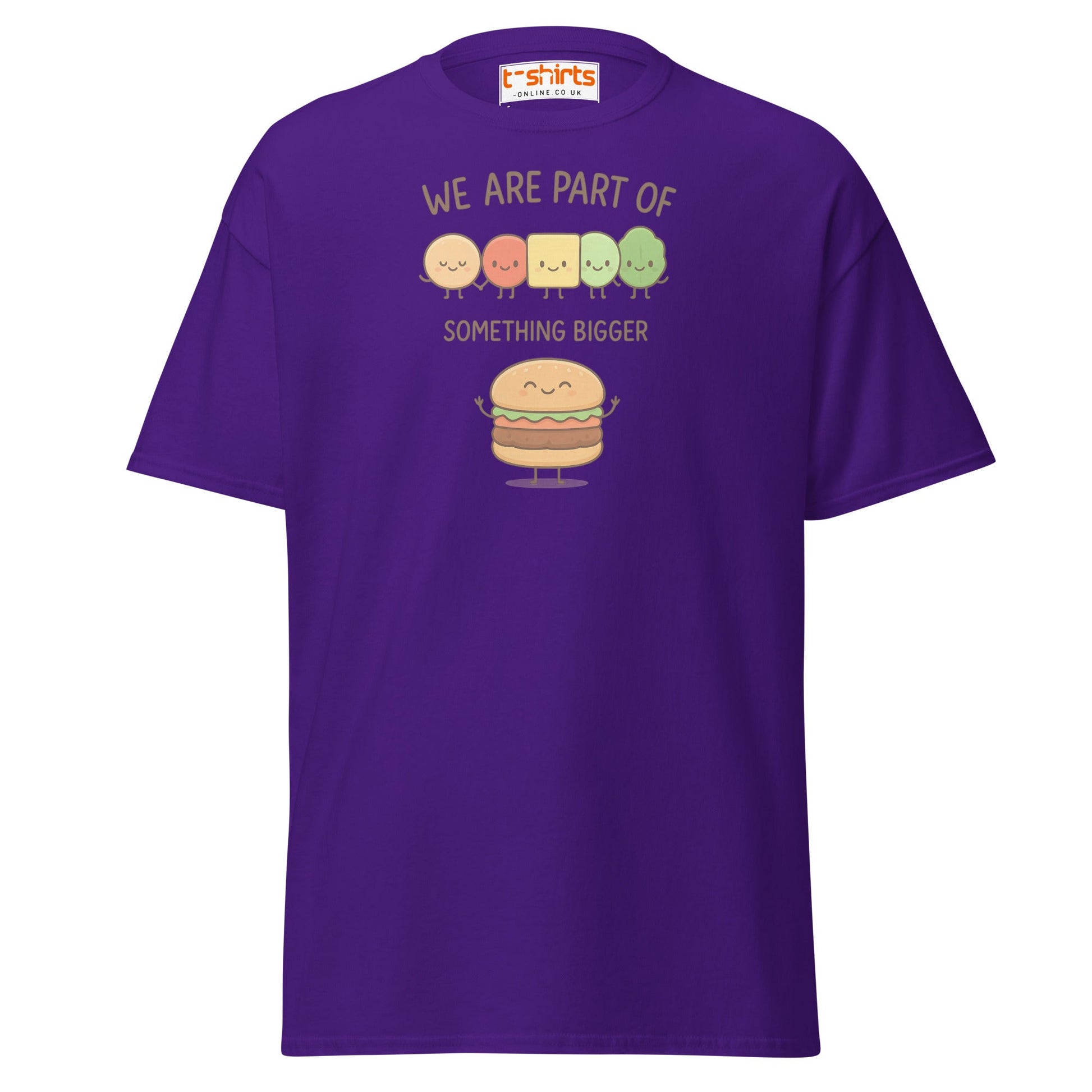 We Are Part of Something Bigger T-Shirt - Purple - T-Shirts Online