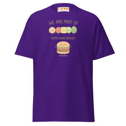 We Are Part of Something Bigger T-Shirt - Purple - T-Shirts Online