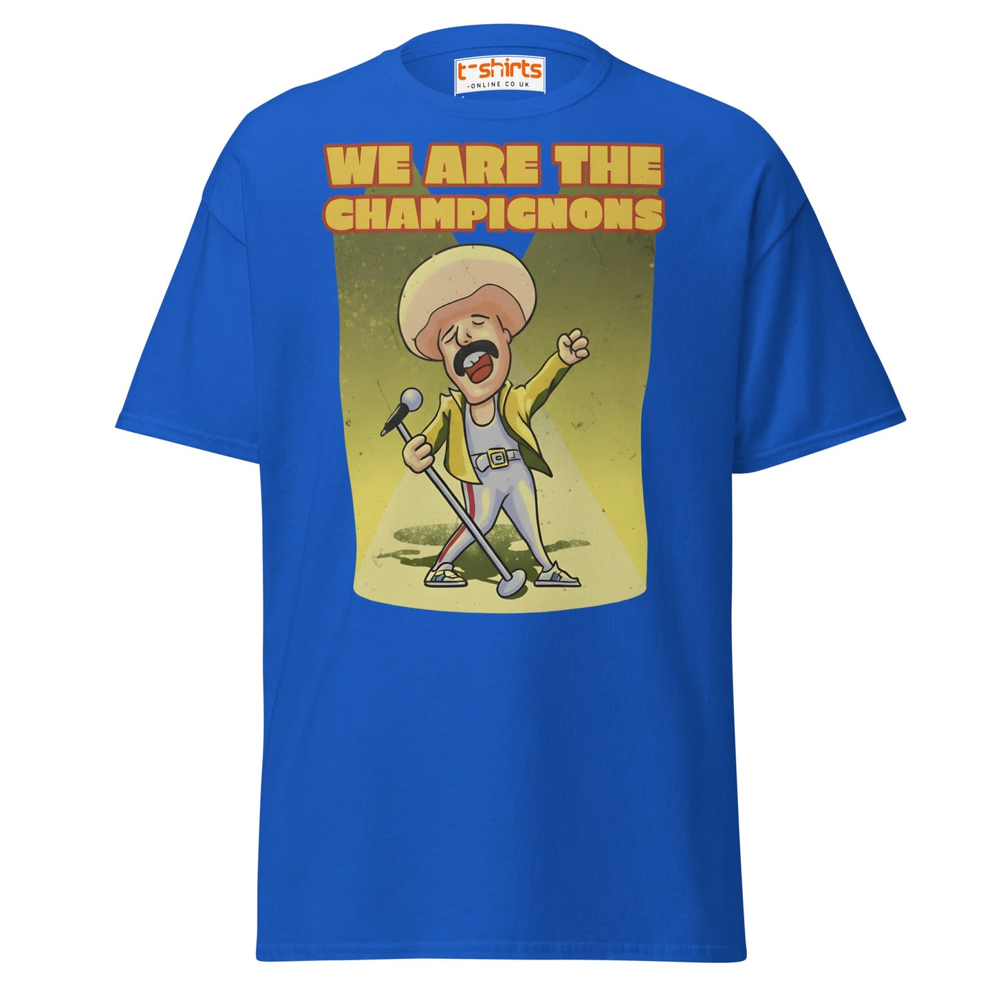 We Are The Champignons T-Shirt – Funny Mushroom Tee - Royal - T-Shirts Online
