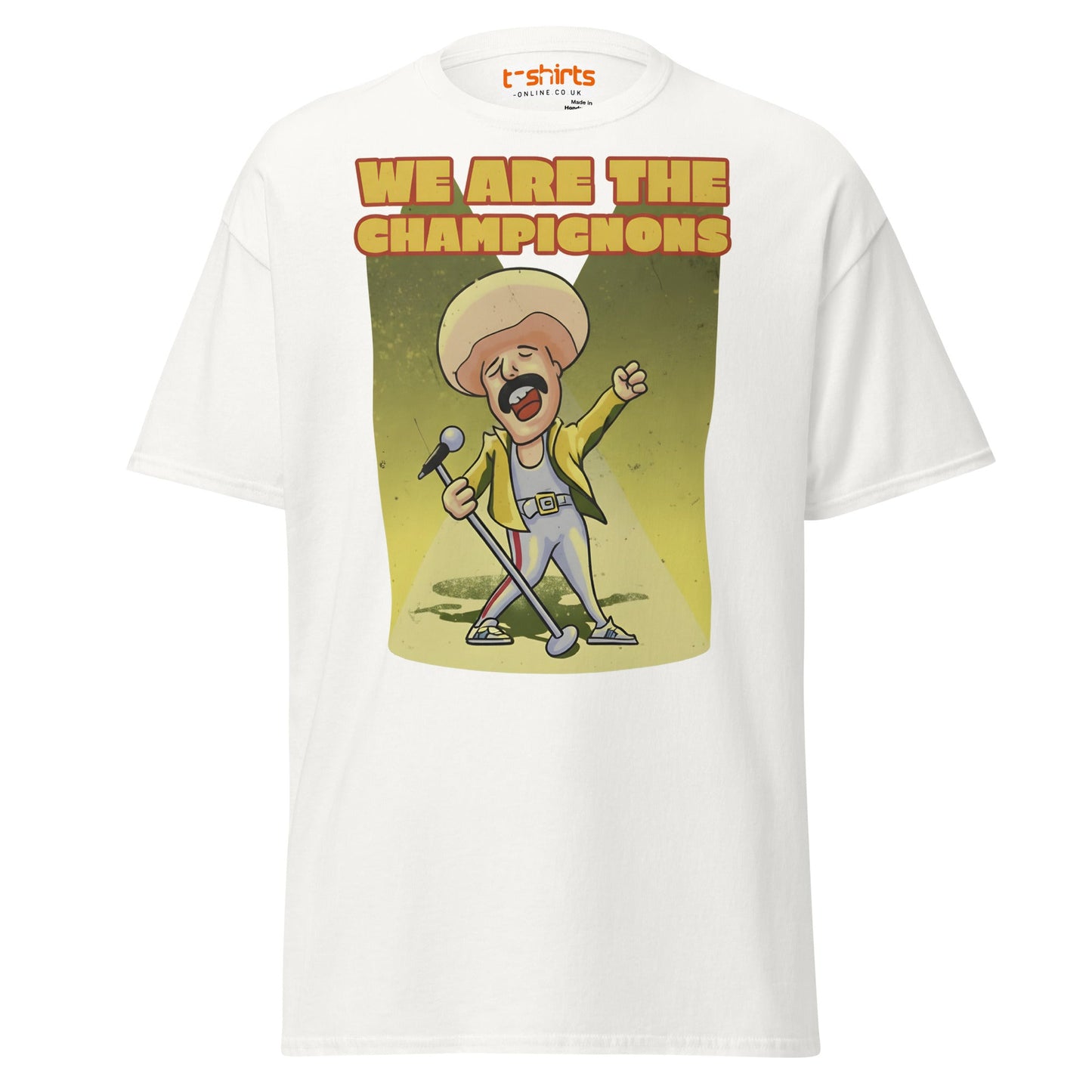 We Are The Champignons T-Shirt – Funny Mushroom Tee - White - T-Shirts Online