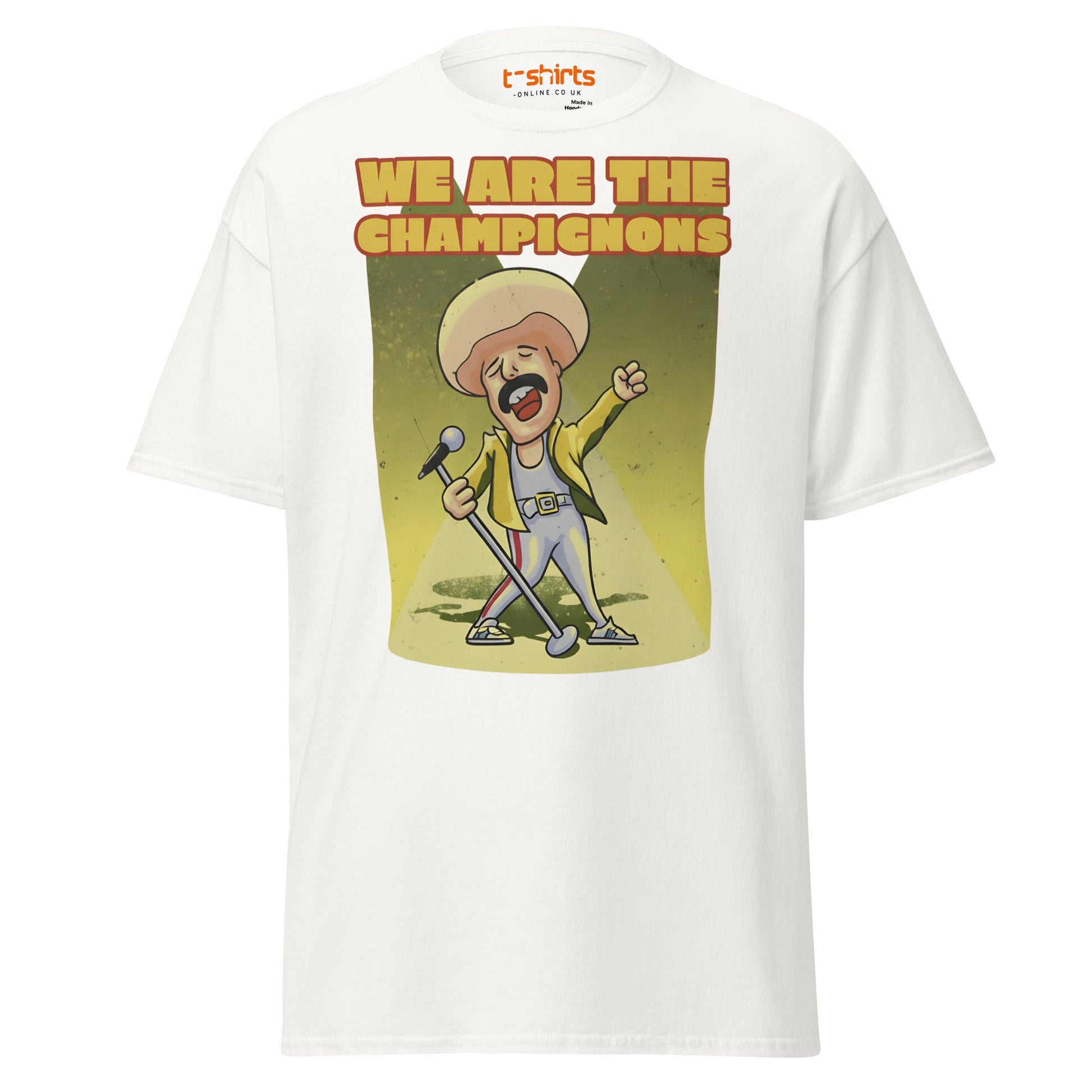 We Are The Champignons T-Shirt – Funny Mushroom Tee - White - T-Shirts Online