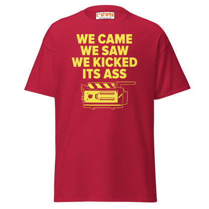 We Came We Saw Funny Quote T-Shirt - Cardinal - T-Shirts Online