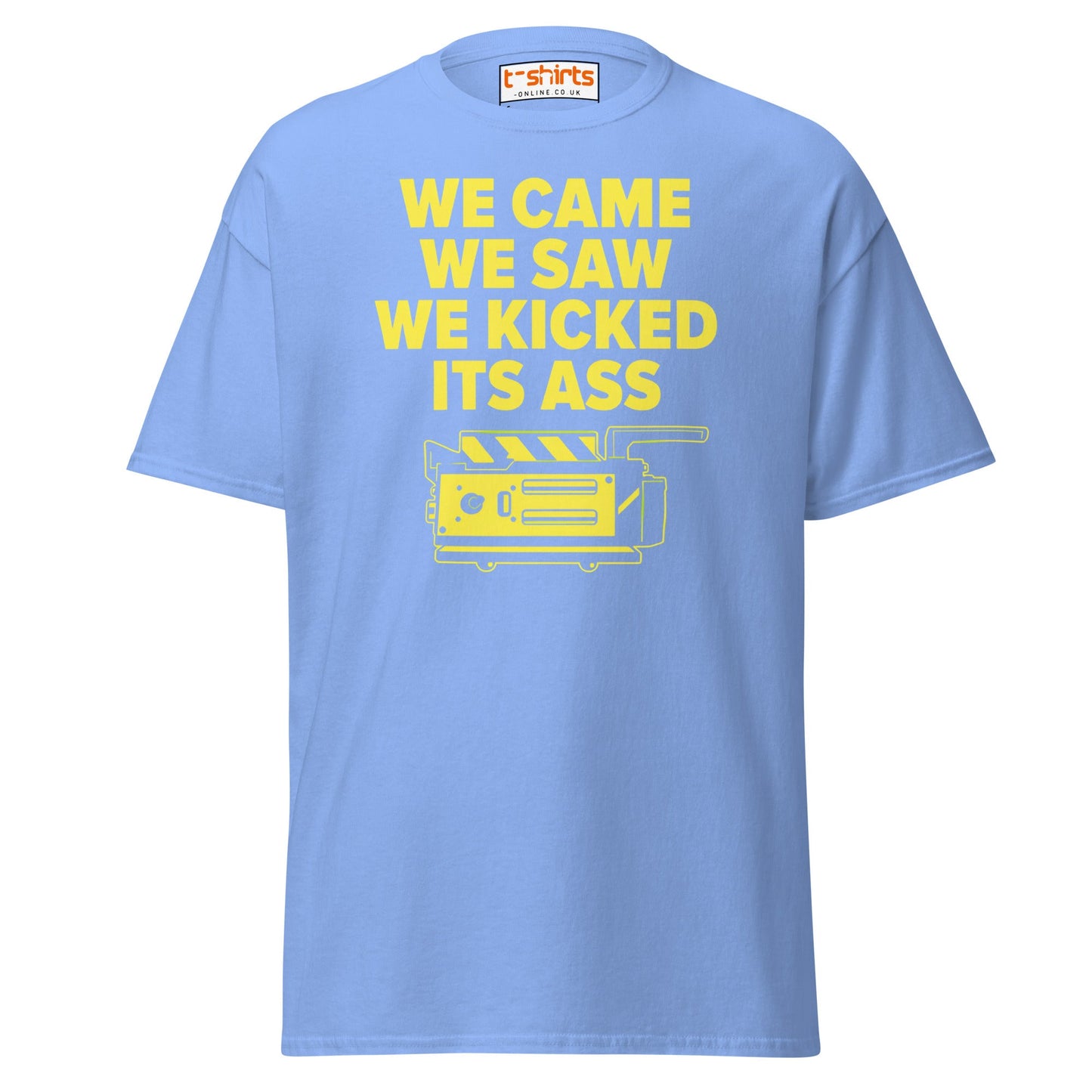 We Came We Saw Funny Quote T-Shirt - Carolina Blue - T-Shirts Online