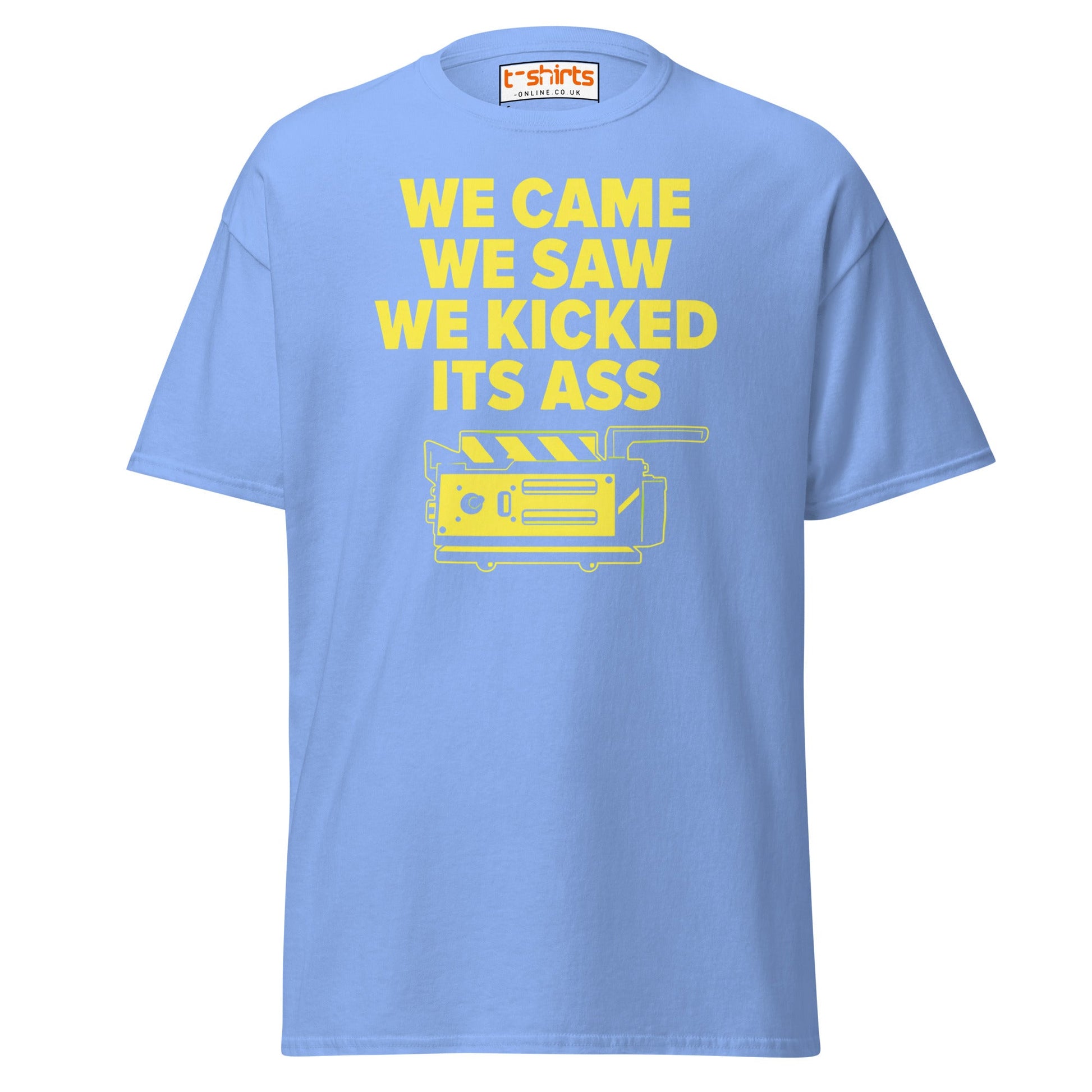 We Came We Saw Funny Quote T-Shirt - Carolina Blue - T-Shirts Online